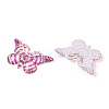 Printed Translucent Acrylic  Pendants OACR-T028-17C-2