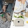 24Pcs 6 Styles Mushroom Alloy Shoe Charms HJEW-CP00026-4