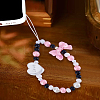 1Pc Valentine's Day Acrylic Beaded Mobile Straps for Women AJEW-LP0004-50-3