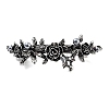 Flower Alloy Rhinestone Hair Barrettes LS-PHAR-S604-01AS-04-1