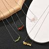 12Pcs 12 Styles Natural Mixed Stone Chip Pendant Necklace Sets NJEW-JN05097-2