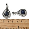 Natural Sodalite Pendants G-Q158-05P-21-3