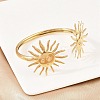 304 Stainless Steel Cuff Bangles for Women LS-BJEW-A147-01B-G-3