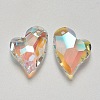 K9 Glass Rhinestone Pendants GLAA-F083-01B-07-2