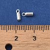 925 Sterling Silver Cord Ends STER-F032-09S-1.5mm-01-3