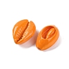 Baking Paint Cowrie Shell Beads SSHEL-M023-01C-2