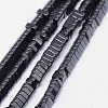 Electroplate Non-magnetic Synthetic Hematite Beads Strands G-J174-3x3mm-07-1
