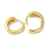 Brass Huggie Hoop Earrings for Women EJEW-C097-08G-05-2