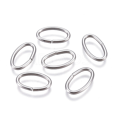 Tarnish Resistant 304 Stainless Steel Open Jump Rings STAS-F250-11P-S-1