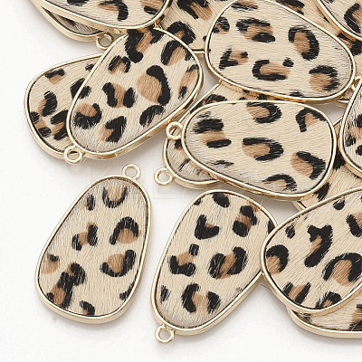 Eco-Friendly Cowhide Leather Pendants FIND-N049-03O-1
