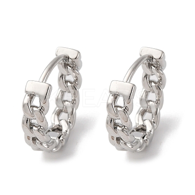 304 Stainless Steel Hoop Earrings EJEW-B142-01P-1