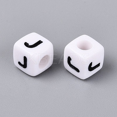 Opaque Acrylic Beads SACR-N020-04A-J-1