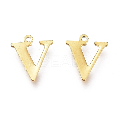 PVD Vacuum Plating  304 Stainless Steel Charms STAS-H112-V-G-1