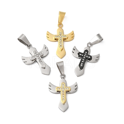 PVD Vacuum Plating 304 Stainless Steel Pendants STAS-E195-05-1
