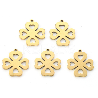 PVD Vacuum Plating 304 Stainless Steel Pendants STAS-N092-06G-1