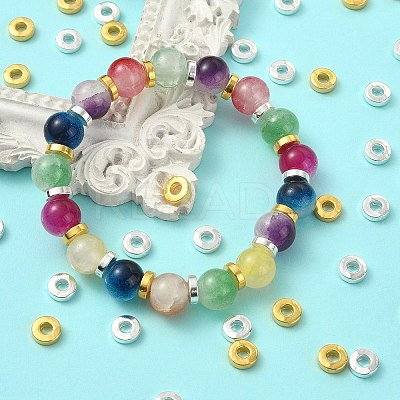 100Pcs 2 Colors Tibetan Style Alloy Beads PALLOY-YW0001-82-1