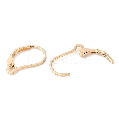 Brass Leverback Earring Findings KK-Q770-11G-1