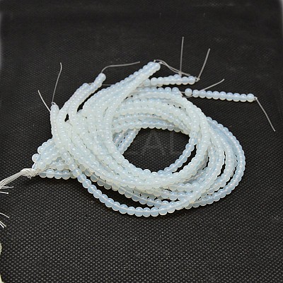 Round Opalite Beads Strands X-GLAA-F033-8mm-01-1