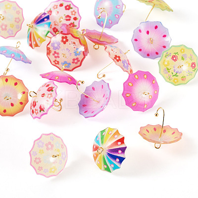 20Pcs 10 Styles Acrylic Pendants MACR-TA0002-20-1
