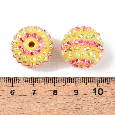 Resin Rhinestone Beads RESI-TAC0004-28F-1