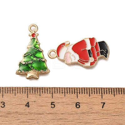 Christmas Theme Alloy Enamel Pendants FIND-M039-01A-1