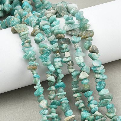 Natural Amazonite Beads Strands G-K409-A01-01-1