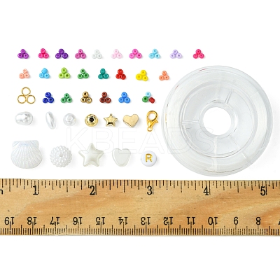 DIY Glass Beads Bracelets Mking Kits DIY-FS0006-54B-1