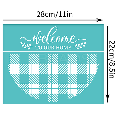 Self-Adhesive Silk Screen Printing Stencil DIY-WH0338-079-1