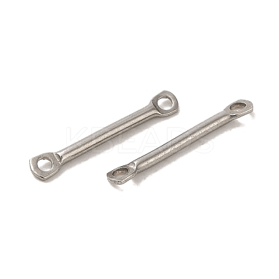 Non-Tarnish 304 Stainless Steel Connector Charms STAS-Q323-06B-P-1