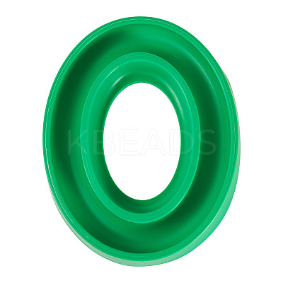 1Pc Plastic Oval Bobbin Holder AJEW-TA0003-08B-1