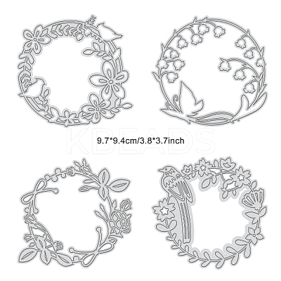 Garland Carbon Steel Cutting Dies Stencils DIY-DM0001-012MP-1