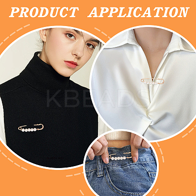 10Pcs Zinc Alloy Adjustable Jean Paper Clip FIND-LP0001-61-1