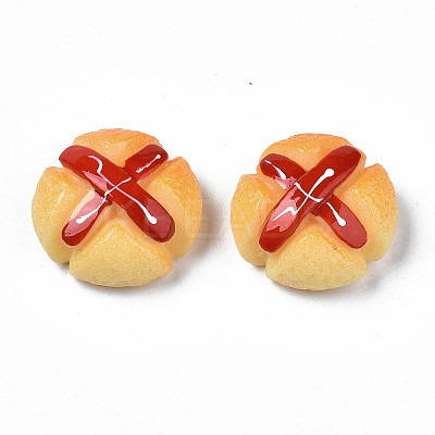 Opaque Epoxy Resin Cabochons CRES-S358-41-1
