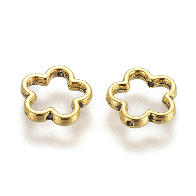 Tibetan Style Alloy Bead Frames GLF11215Y-NF-1