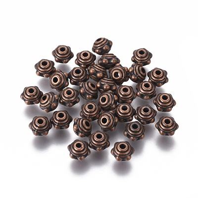 Tibetan Style Alloy Spacer Beads RLF1017Y-1