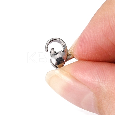 Tarnish Resistant 304 Stainless Steel Lobster Claw Clasps X-STAS-M262-01-11mm-1