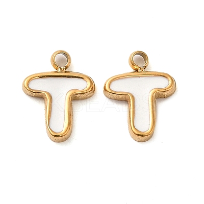 304 Stainless Steel Enamel Charms STAS-L022-292G-T-1