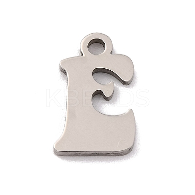 Non-Tarnish 201 Stainless Steel Charms STAS-U016-01P-E-1