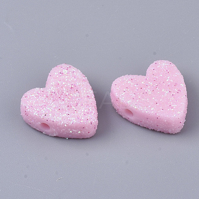Opaque Acrylic Beads X-MACR-T033-08B-1