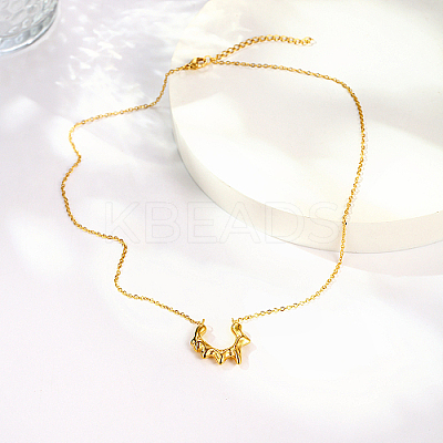304 Stainless Steel Sun Pendant Necklace with Cable Chains LV0006-1-1