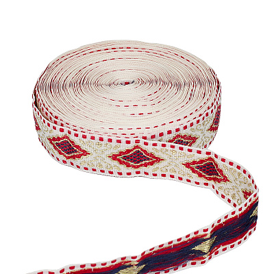 10Yards Embroidery Polyester Ribbons OCOR-GF0004-85B-1