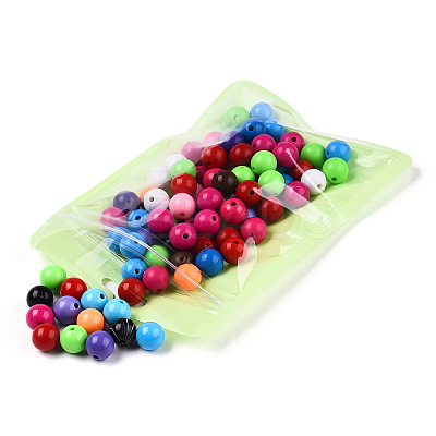 Macaron Color Plastic Yin-yang Resealable Bags OPP-N001-01E-07-1