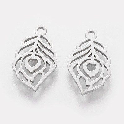 Tarnish Resistant 304 Stainless Steel Pendants STAS-Q201-T201-1