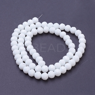 Faceted(32 Facets) Glass Beads Strands EGLA-J042-8mm-26-1