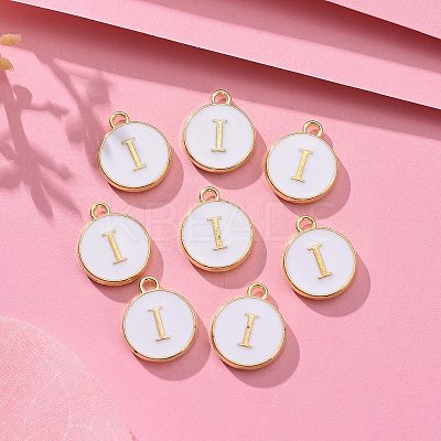 Golden Plated Alloy Charms LS-ENAM-S118-01I-1