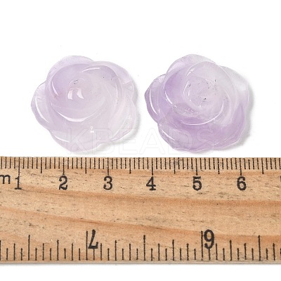 Natural Amethyst Carved Cabochons G-C185-01C-02-1
