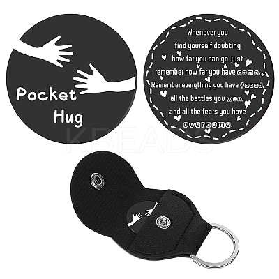 2Pcs 2 Style PU Leather Guitar Clip AJEW-CN0001-21P-1
