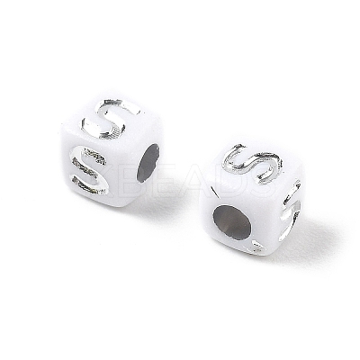Opaque Acrylic Beads OACR-D282-06S-1