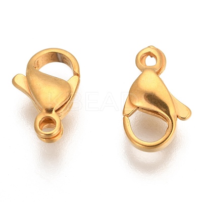 304 Stainless Steel Lobster Claw Clasps STAS-T040-PJ212-11-1