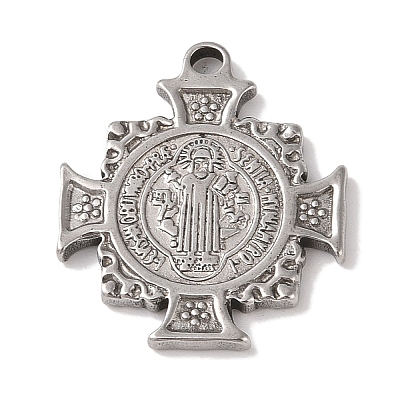 Non-Tarnish 304 Stainless Steel Pendants STAS-Z058-04P-01-1